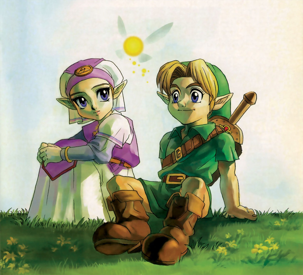 An image of Zelda and Link from Ocarina of Time. Source: Nintendo