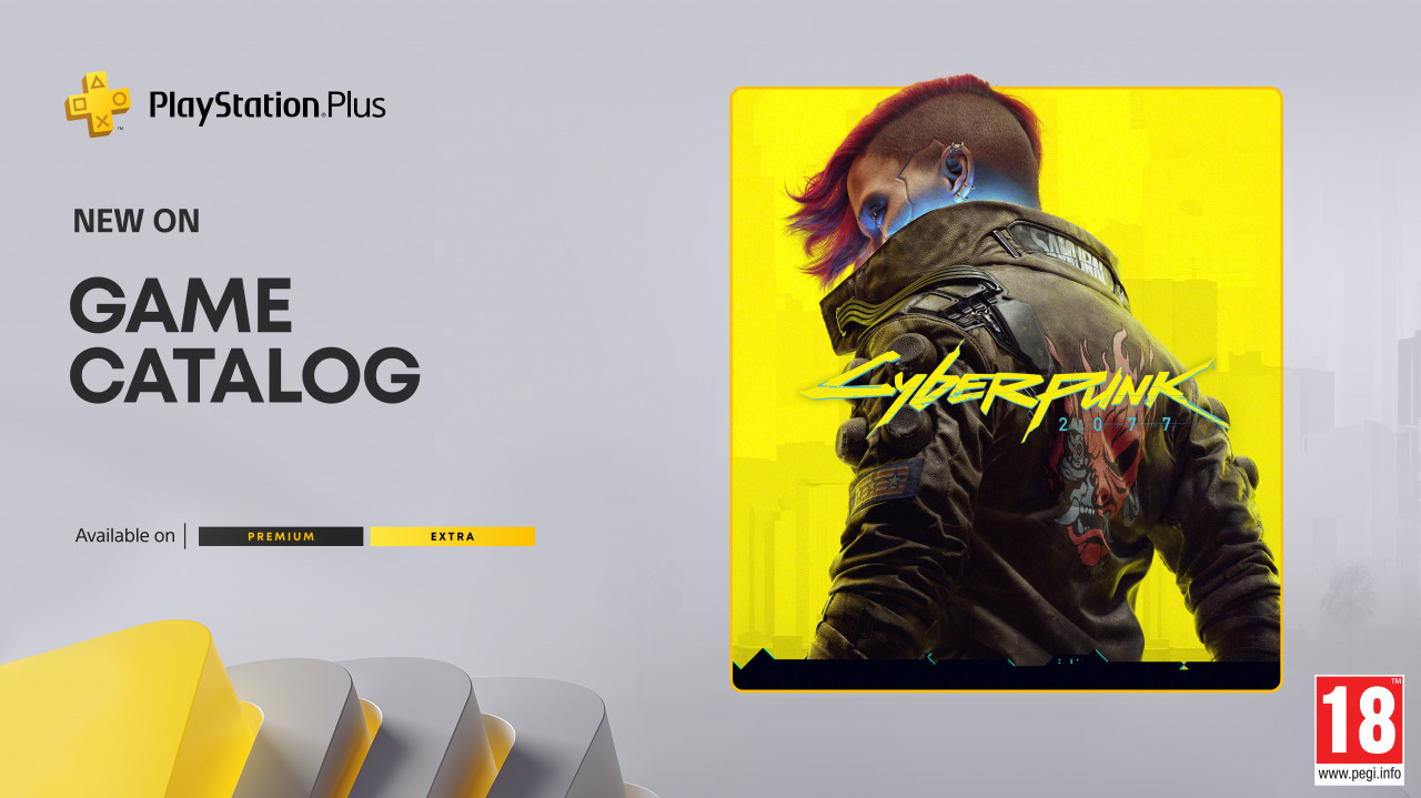 An image of Playstation Plus with Cyberpunk 2077. Source: https://common.cdn.cdpr.app/news/8bb46904f61549e842a6b81ba098ad66_q90_1280x720.jpeg
