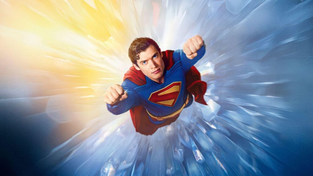An image of David Corenswet's Superman. 
Source: https://cdn.mos.cms.futurecdn.net/qbPBu4qkcc8E2sou5H4k5f.jpg 
