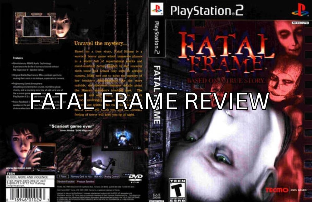 A title card for the Fatal Frame Review.