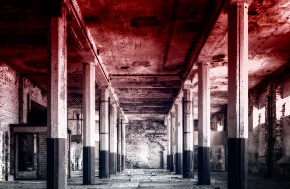 An image of a horror game setting. 