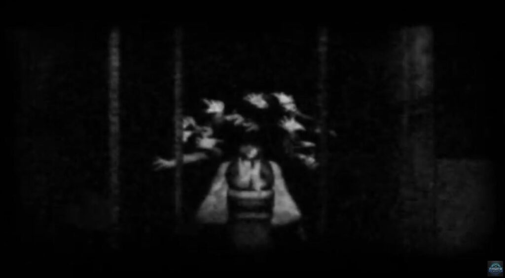 A screenshot from the Fatal Frame 1 PS2 game.