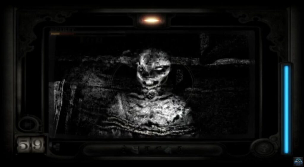 A screenshot from the Fatal Frame 1 PS2 game.