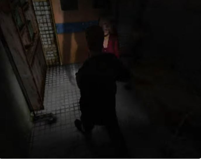 A screen shot of Silent Hill 1.