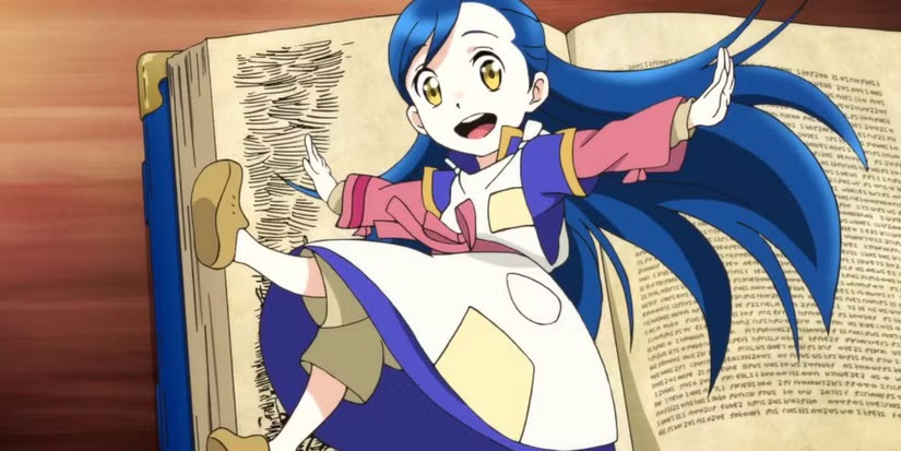 A screen shot of an Anime Isekai show.